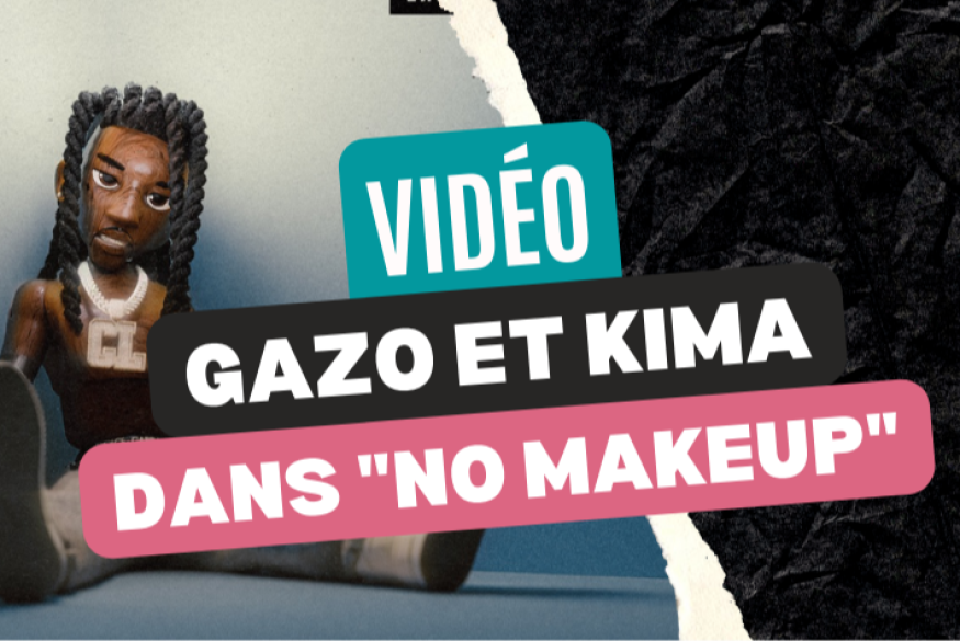 Gazo et Kima dans le clip "No Makeup"