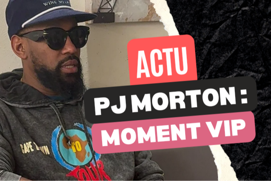 Moment VIP avec PJ Morton à Paris