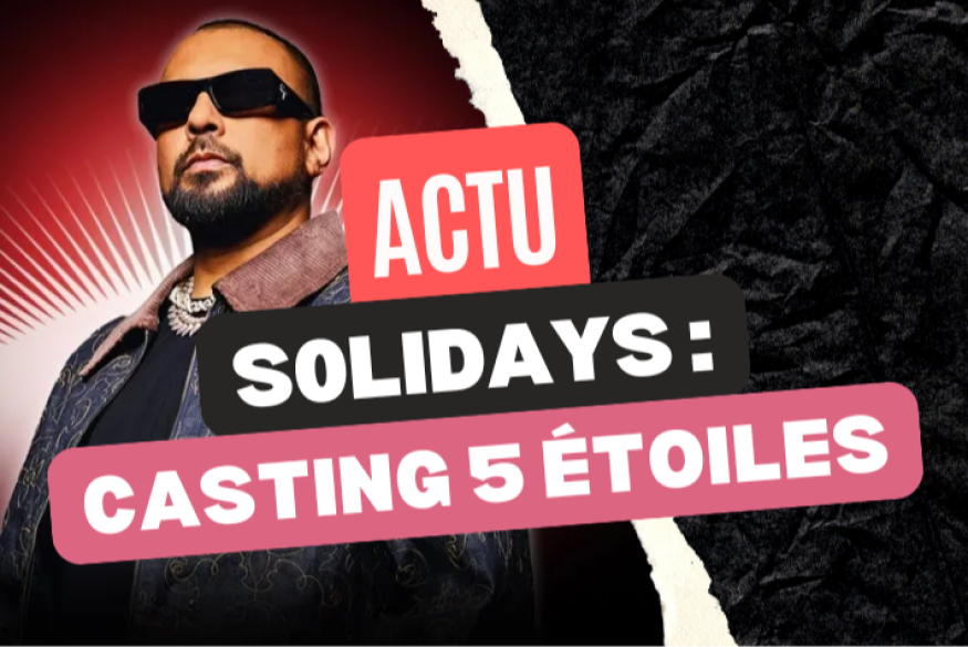 Solidays 2025 : Sean Paul, SCH et Gims feront le show