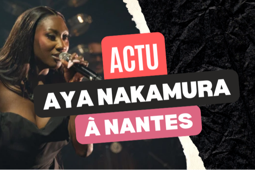 Aya Nakamura en concert à Nantes