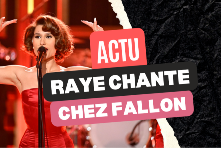 Raye chante chez Jimmy Fallon