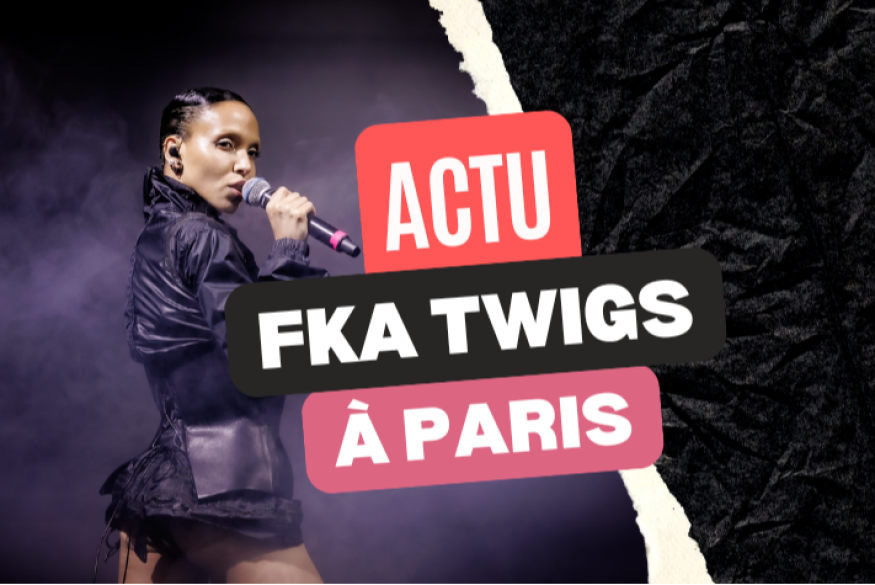 FKA Twigs à l'Adidas Arena à Paris