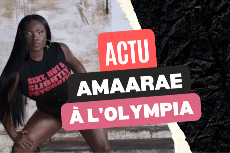 Amaarae en concert à l'Olympia