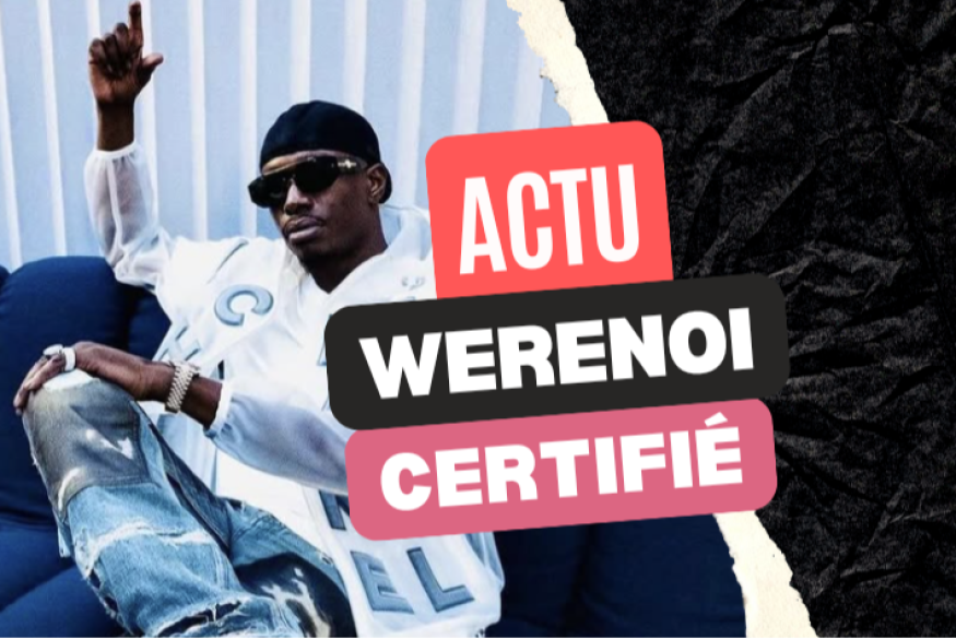 Werenoi : son tout premier disque de diamant