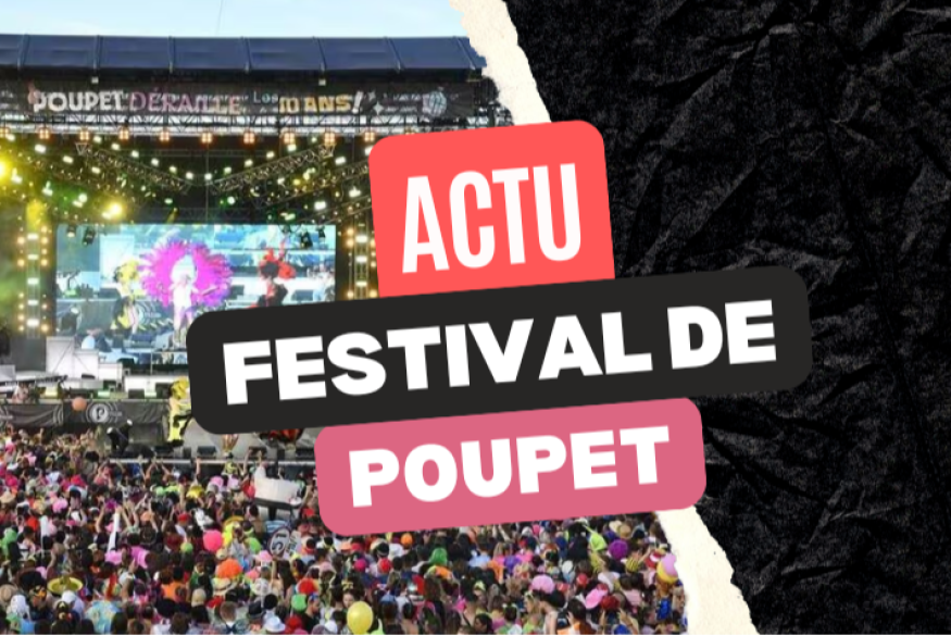 Festival de Poupet 2026 en Vendée : le line-up urbain